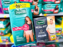 Depend Real Fit and Depend Fresh Protection