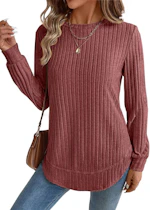 Womens Long Sleeve Tunic