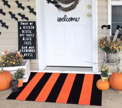 Striped Layered Doormat