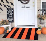 Striped Layered Doormat