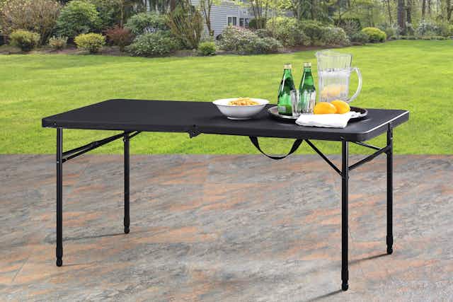 4-Foot Folding Table, Only $34.88 at Walmart card image