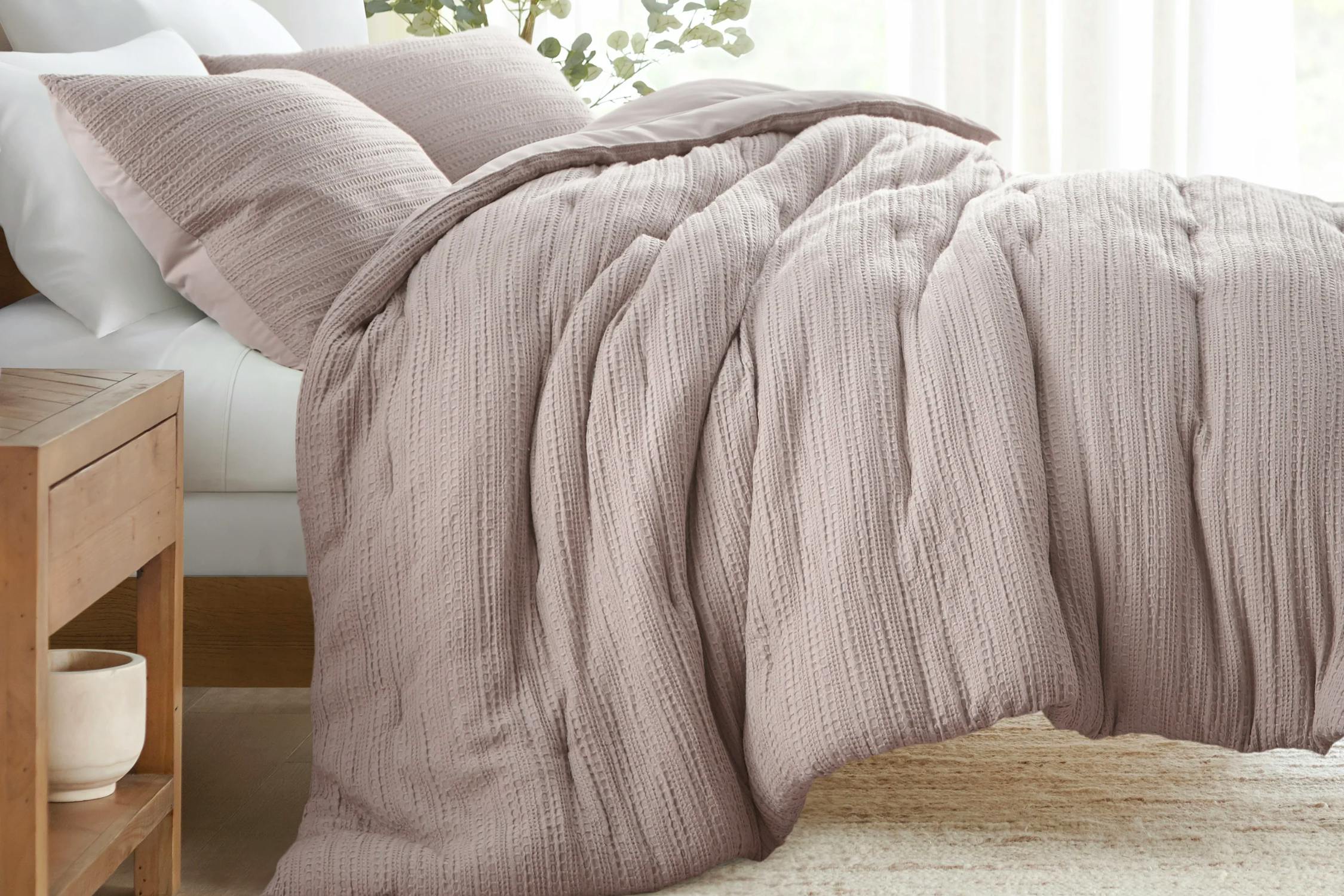 Textured DownAlternative Comforter, as Low as 47.60 at Linens & Hutch