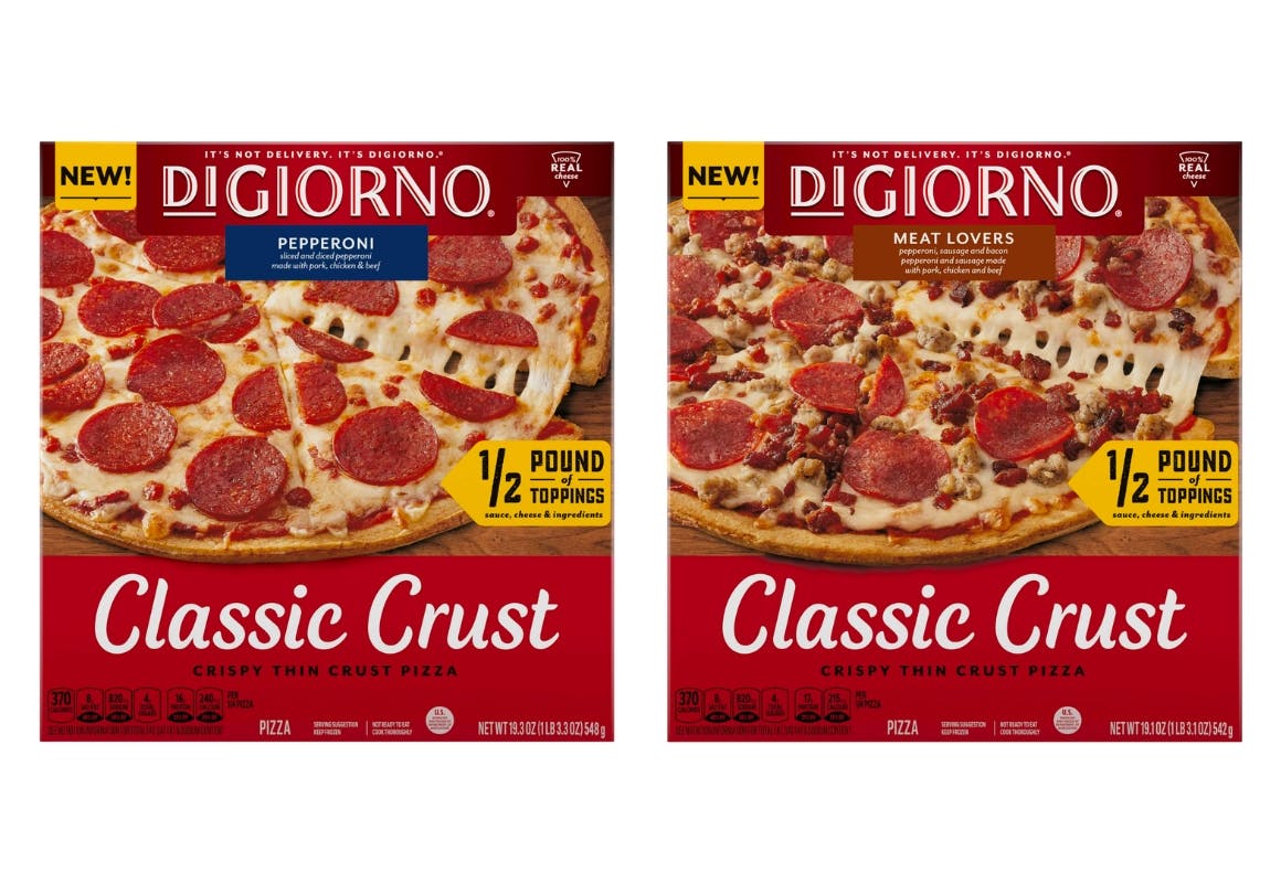 2 DiGiorno Classic Crust Pizzas
