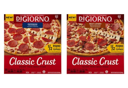 2 DiGiorno Classic Crust Pizzas