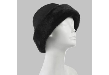 Isotoner Women's Fur Trim Hat