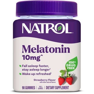 2 Natrol Melatonin Gummies Bottles