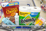 walgreens groceries in shopping cart
