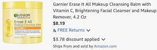 amazon-garnier-cleansing-balm-cart