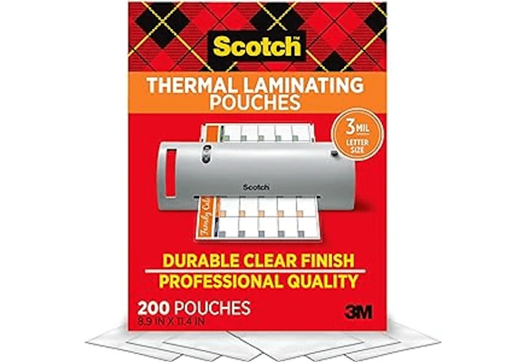 2 Scotch Laminating Pouch 200-Packs