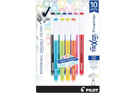 Pilot FriXion Fineliner Erasable Marker Pens