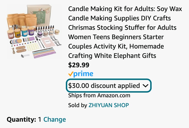 Amazon candle making kit 2024 2