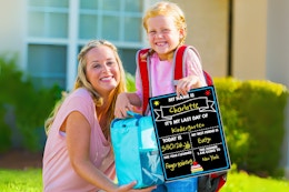 First and Last Day of School Sign, Only $4.99 on Amazon card image