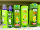 garnier hair care items on walgreens shelf