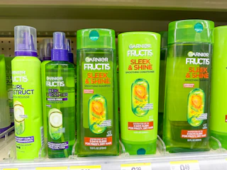 garnier hair care items on walgreens shelf