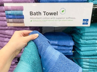 the big one bath towels on shelf at kohls