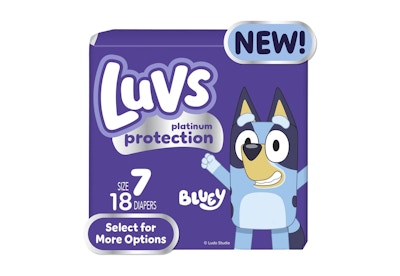 Luvs Bluey Diapers Jumbo Pack