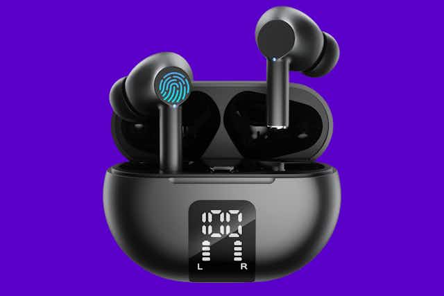 Wireless Bluetooth Earbuds, Starting at $9.99 on Amazon card image