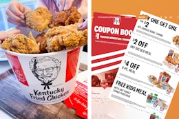 kfc coupon book images 