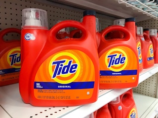 tide laundry detergent on a target shelf