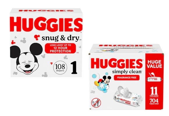 Huggies Diapers + Wipes