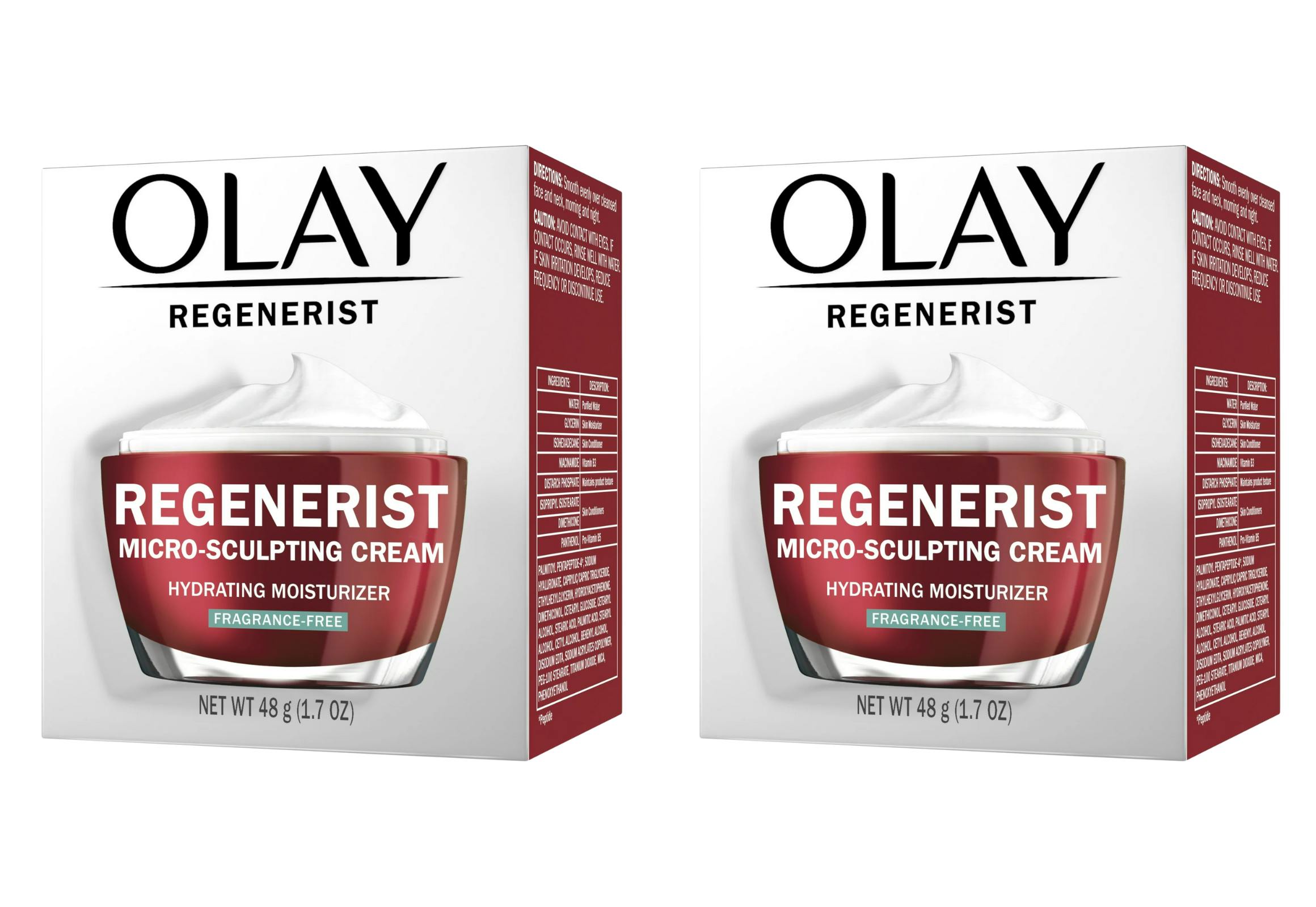 2 Olay Regenerist Moisturizers