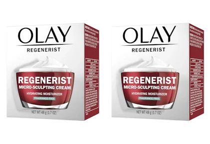 2 Olay Regenerist Moisturizers