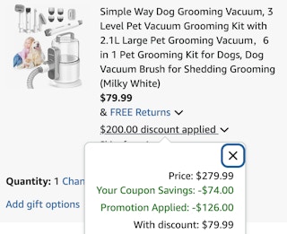 Grooming cart