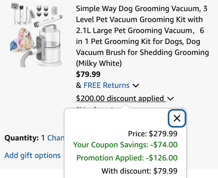 Grooming cart