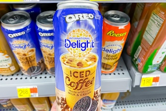 Oreo International Delight Iced Coffee Beverage in stores at Walmart