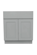 Gray Painted Sink Base Cabinet