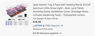 seed kit Amazon receipt