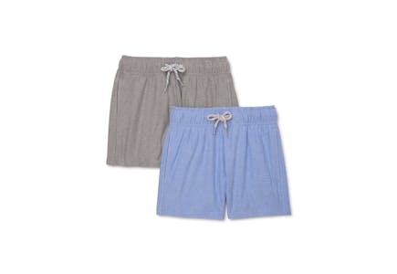 Athletic Works Kids' Gym Shorts 2-Pack