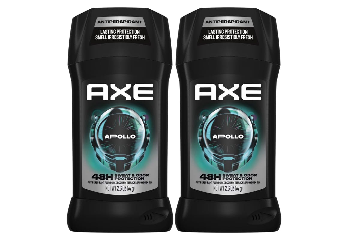 2 Axe Antiperspirant Deodorants