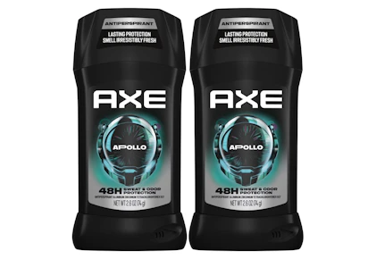 2 Axe Antiperspirant Deodorants
