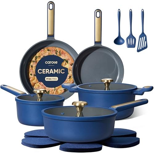 CAROTE Ceramic Cookware Set