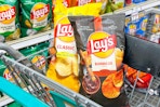 lays chips in shopping cart