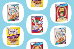 Boxes of General Mills Cereal