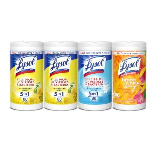 Lysol Disinfecting Wipes 4-Pack