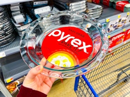 Pyrex Easy Grab Glass Pie Plates, Only $5 at Walmart card image