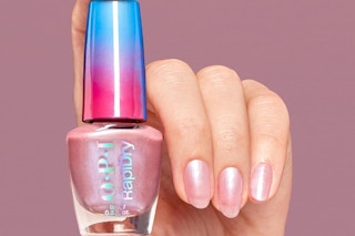 opi nail polish being held