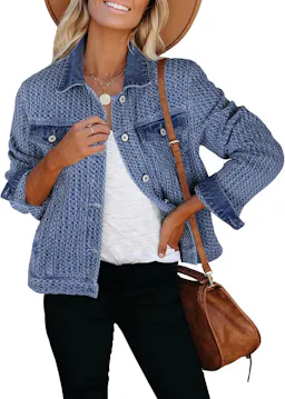 luvamia Women's Jean Jacket