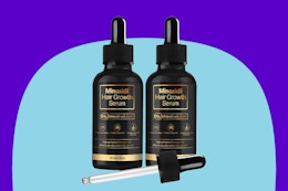 Minoxidil Hair Serum 2-Pack, Under $12 on Amazon card image