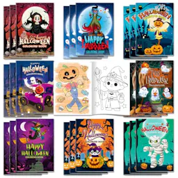 Mini Halloween Coloring Books 24-Pack