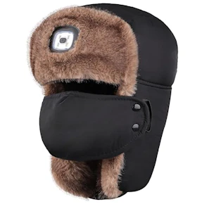 Adult Trapper Hat With Light