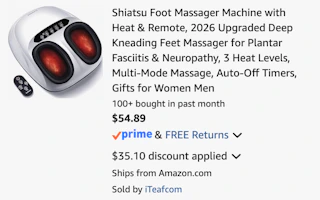 Amazon Shiatsu Foot Massager 2026
