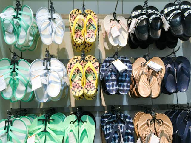 Save Up to 50% on Sandals at Crocs — Prices Start at $17.50 card image