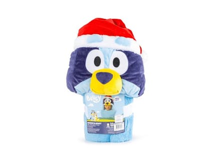 Bluey Holiday Hooded Blanket