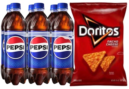 3 Pepsi + 2 Frito-Lay items