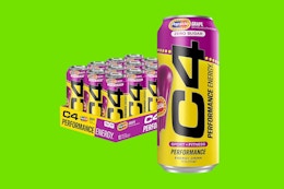 C4 Grape Zero Sugar Energy Drink 12-Pack, as Low as $13 on Amazon card image