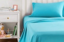 amazon basics sheets on a bed